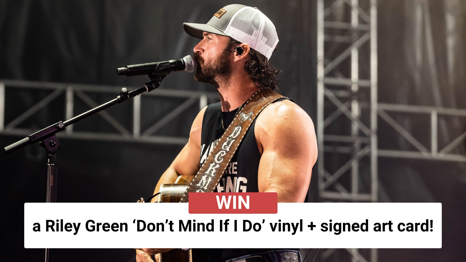 Win a Riley Green vinyl + signed art card!