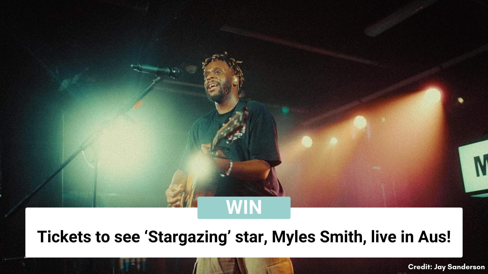 Win tickets to see Myles Smith!