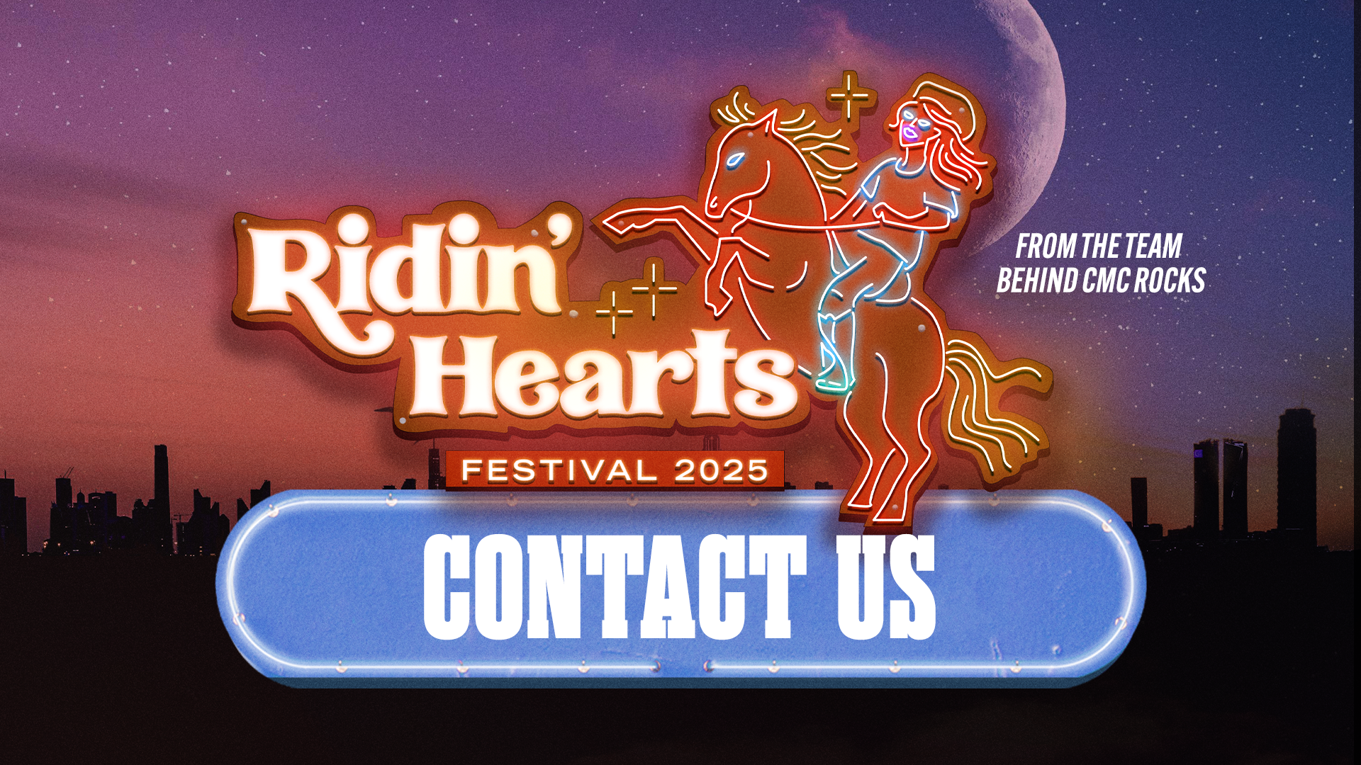 Ridin' Hearts Festival 2025 contact form