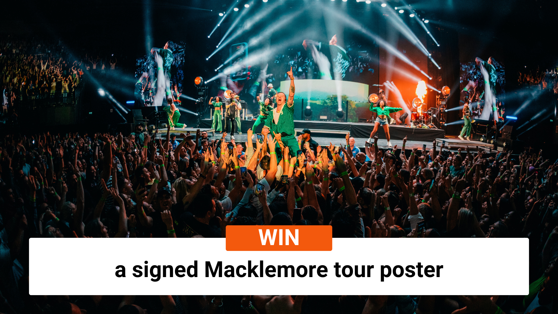 WIN a signed Macklemore tour poster!