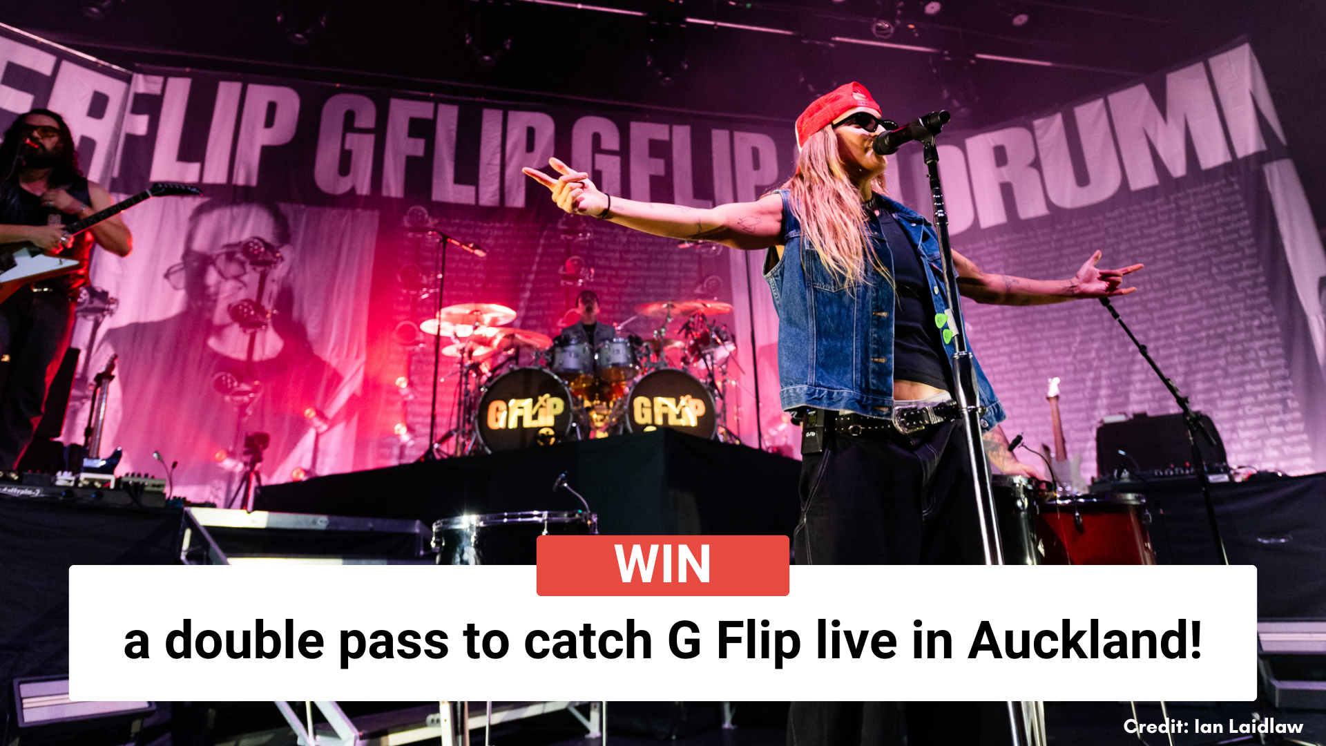 Win a double pass to see G Flip live in Auckland!