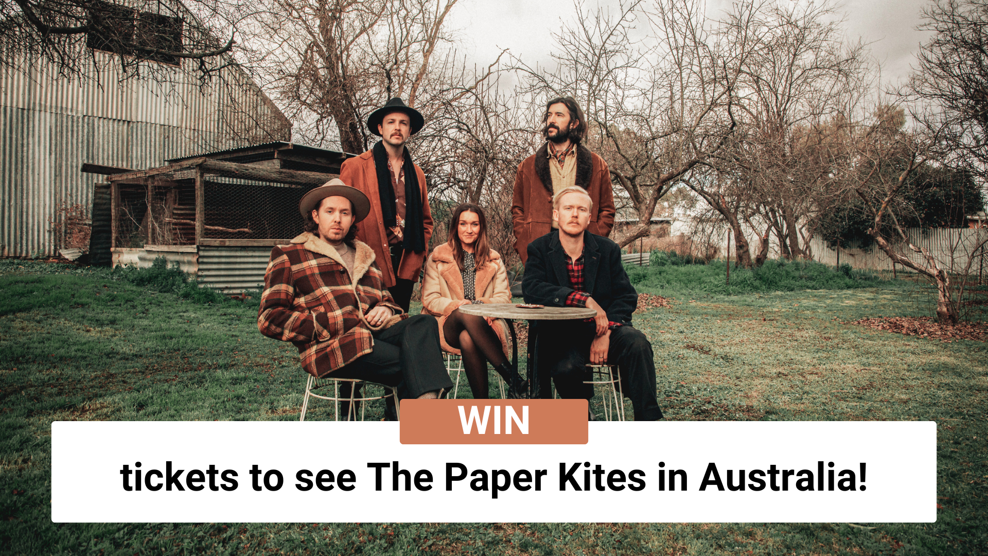 Win tickets to see The Paper Kites in Australia!